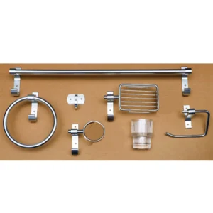 N053 Aluminium – 6pc Bathroom Set ,High Density Aluminium