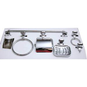 N157 – 6 Pieces ABS Chrome Plated Bathroom Set