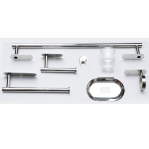 N053 Wide Plate – 6Pc Bathroom Set ( 3m or Screw ) Wide Plate – Mirror